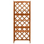 vidaXL Treillis avec étagères 55x30x140 cm Bois de sapin massif