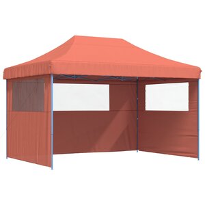 vidaXL Tente de fête 279 x 410 x 315 cm Terre cuite Tissu Oxford