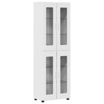vidaXL Ensemble meuble TV FLORIN Blanc brillant Bois d'ingénierie