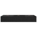 vidaXL Cadre de lit Chêne noir 200 x 80 x 31 5 cm Bois d'ingénierie