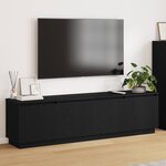 vidaXL Meuble TV Chêne noir 180 x 38 x 49 cm Bois d'ingénierie