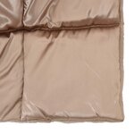 vidaXL Duvet d'été simple Doré 200 x 155 cm Satin et Microfibre