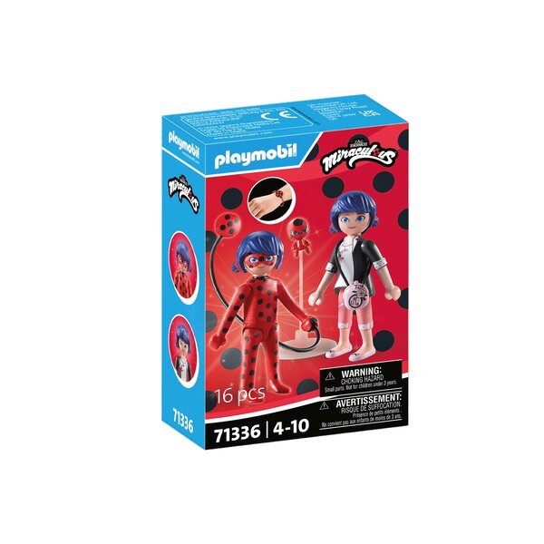 PLAYMOBIL 71336 - Miraculous : Marinette & Ladybug