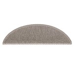 vidaXL Tapis d'escalier autocollants aspect sisal 15 Pièces 56x17x3 cm