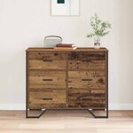 vidaXL Commode Bois Ancien 91 x 35.5 x 74.5 cm Bois d'ingénierie