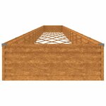 vidaXL Lit surélevé de jardin 1150x100x36 cm acier corten
