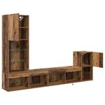 vidaXL Meubles TV muraux Montage mural Bois Ancien Bois d'ingénierie
