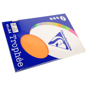 Ramette 100 Feuilles Papier 80g A4 210x297 mm clémentine TROPHÉE