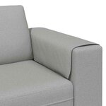 Ensemble de Canapés Gris nuage tissu