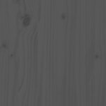 vidaXL Couvercle de base de parasol gris bois massif de pin