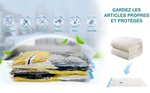 Set de 5 housses de rangement sous vide avec pompe manuelle  Taille L