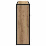 vidaXL Armoire Miroir de Salle de Bain chêne artisanal 65 x 20 x 60 cm