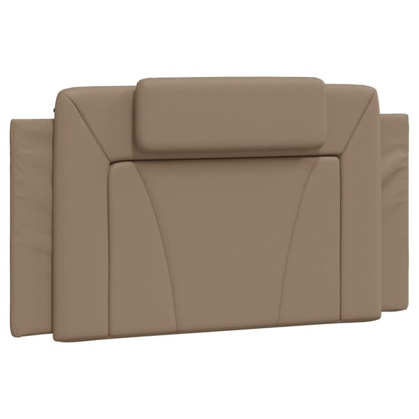 vidaXL Coussin de tête de lit cappuccino 100 cm similicuir