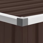 vidaXL Boîte de rangement de jardin Marron 149x99x93 cm