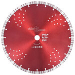 vidaXL Disque de coupe diamanté avec turbo et trous Acier 350 mm