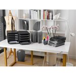 Module De Classement Big Box 4 Tiroirs Metallic - Argent - Exacompta
