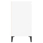 vidaXL Buffet blanc 60x35x70 cm bois d'ingénierie