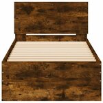 vidaXL Cadre de lit sans matelas avec lumières LED 90x200 cm