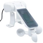 vidaXL Auvent automatique avec capteur de vent et LED 300x250 cm Crème