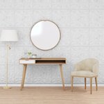 vidaXL Panneaux muraux 12 Pièces blanc 50x50 cm XPS 3 m² améthyste