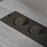 vidaXL Cabinet avec Station de Charge Gris Sonoma 76 x 41 x 72 cm