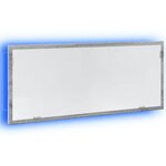 vidaXL Miroir de salle de bain à LED sonoma gris bois d'ingénierie