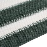 vidaXL Filet brise-vue vert et blanc 1 8x10 m PEHD 195 g/m²