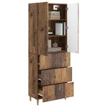 vidaXL Ensemble de Meubles 2 Pièces 66 x 34 5 x 90 cm Bois d'ingénierie