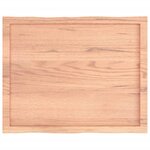 vidaXL Dessus de table bois massif traité bordure assortie