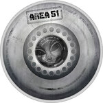 Monnaie AREA 51 UFO Alien Great Conspiracies 2 Oz Argent 10$ Palau 2020