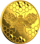 Monnaie GOLD BEE 1/10 Oz Or 25$ Niue 2026 (PRÉCOMMANDE)