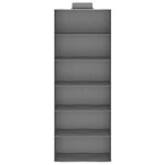 vidaXL Étagères suspendues de rangement 2 Pièces 6 niveaux Tissu