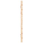 vidaXL Tête de lit murale 166x3x63 cm Bois massif de pin