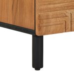 vidaXL Meuble TV Marron 80 x 33.5 x 46 cm Bois d'acacia massif