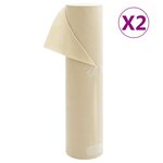 vidaXL Toison végétale 2 rouleaux 70 g/m² 50x1 6 m