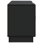 vidaXL Meuble TV Noir 102 x 34 5 x 47 cm Bois d'ingénierie