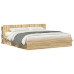 vidaXL Cabinet de Tête de Lit Chêne Sonoma Bois d'ingénierie