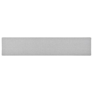 vidaXL Tapis de couloir Gris clair 50x250 cm