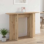 vidaXL Table console Chêne artisanal 100 x 30 x 75 cm