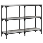vidaXL Table console sonoma gris 100x29x75 cm bois d'ingénierie