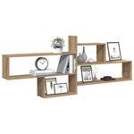 vidaXL Étagère murale chêne artisanal 167 5x18x68 cm bois ingénierie