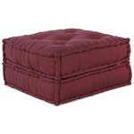 vidaXL Canapé modulaire 2 Pièces Marron 70 x 70 x 36 cm tissu