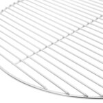 vidaXL Grille de barbecue ronde Ø50 cm acier inoxydable 304