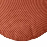 vidaXL Coussins de siège 2 Pièces Rouge orange Ø 60 cm