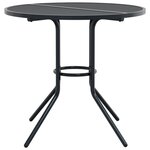 vidaXL Ensemble de chaises de jardin empilables 3 Pièces anthracite