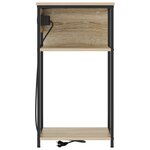 vidaXL Cabinet de chevet Chêne sonoma 41 x 28 x 76 cm