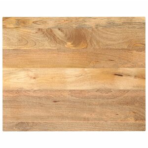 vidaXL Dessus de table 90x80x3 8 cm rectangulaire bois massif manguier
