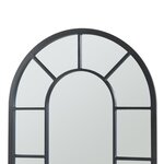 Miroir décoration moderne design mural MDF 90 x 60 cm noir 03_0010176