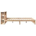 vidaXL Lit bibliothèque sans matelas 140x190 cm bois de pin massif