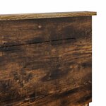 vidaXL Tête de lit Chêne fumé 160 cm Bois d'ingénierie